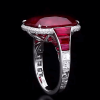 9.5ct Cushion Cut Ruby Cocktail Ring
