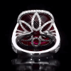 9.5ct Cushion Cut Ruby Cocktail Ring