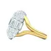 3ct Cushion Cut White Sapphire Engagement Ring
