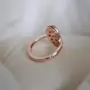 3.5ct Round Cut Ruby & White Sapphire Pave Ring in Rose Gold