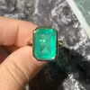 8.4ct Emerald Cut Emerald Simple Classic Engagement Ring