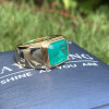 5.2ct Emerald Cut Emerald Engagement Ring