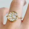 Marquise Cut Cluster White Sapphire Daity Ring