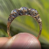 Antique Style 6.7ctw Three Stone Engagement Ring