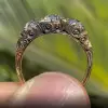 Antique Style 6.7ctw Three Stone Engagement Ring