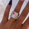 Bezel Setting Emerald Cut Sapphire Paved Wedding Band