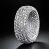 Inside and Out Paved Wide Wedding Band