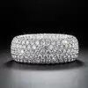 Inside and Out Paved Wide Wedding Band