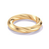 Classic High Polish Twist Wedding Band