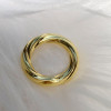 Classic High Polish Twist Wedding Band