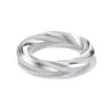 Classic High Polish Twist Wedding Band