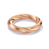 Classic High Polish Twist Wedding Band