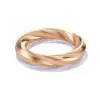 Classic High Polish Twist Wedding Band