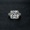 13ct Cushion Cut Pink Sapphire Engagement Ring