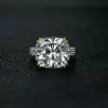 13ct Cushion Cut Pink Sapphire Engagement Ring