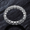 3.5ct Double Halo Cushion Cut Wedding Ring Set