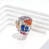 Multicolor Sapphire Bold Cocktail Ring