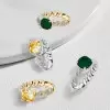4.1ct Cushion Cut Twisted Engagement Ring