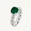 4.1ct Cushion Cut Twisted Engagement Ring