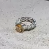 4.1ct Cushion Cut Twisted Engagement Ring
