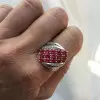 5ctw Oval Cut Ruby Bold Coctail Ring