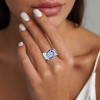 2ct Round Cut Art-Deco Engagement Ring