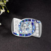 2ct Round Cut Art-Deco Engagement Ring
