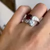 2.5ctw Two Stone Crossover Bypass Engagement Ring
