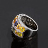 8.4ctw Oval Cut Multicolor Sapphire Wedding Band