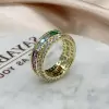 5.6ctw Channel Set Rainbow Sapphire Wedding Band