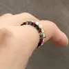 6ctw Three-Sided Rainbow Sapphire Eternity Ring