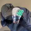 5ctw Round Cut Ruby Emerald Bypass Cocktail Ring