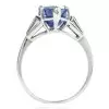 Marquise Cut Light Blue Sapphire Engagement Ring