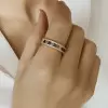 7.9ctw Princess Cut Multi Sapphire Eternity Ring