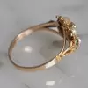 Antique Style Emerald and Pearl Ring