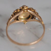 Antique Style Emerald and Pearl Ring