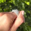 3.8ct Horizontal Emerald Paved Cocktail Ring