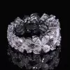7ctw Pear Cut Gradient Width Eternity Ring