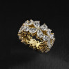 7ctw Pear Cut Gradient Width Eternity Ring