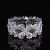 7ctw Pear Cut Gradient Width Eternity Ring