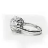 Vintage Round Cut Crown Setting Engagement Ring