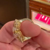 10.8ct Pear Cut White Sapphire Two-Stone Engagement Ring