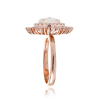 2.7ct Round Cut Morganite Pink Sapphire Engagement Ring