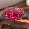 12ctw Ruby and Fuchsia Sapphire Cocktail Ring