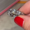 6ctw Round/Emerald Cut Classic Paved Eternity Ring