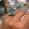 18ct Cushion Cut Paraiba Tourmaline Cocktail Ring