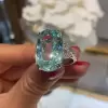 18ct Cushion Cut Paraiba Tourmaline Cocktail Ring