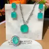 9.3ct Oval Cut Paraiba Tourmaline Halo Cocktail Ring