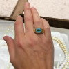 5ct Oval Cut Paraiba Tourmaline Vintage Ring