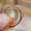 Paved White Sapphire Heart Promise Ring